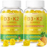 Esverco D3 K2 gommes sur bouteille, rituel quotidien facile pour l'absorption.