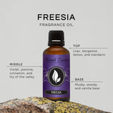 Freesia Eternal Essence Oils avec pipette-doseuse pour dosage précis.
