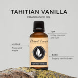 Huile vanille tahitienne Eternal Essence: capuchon noir texturé pour dosage précis