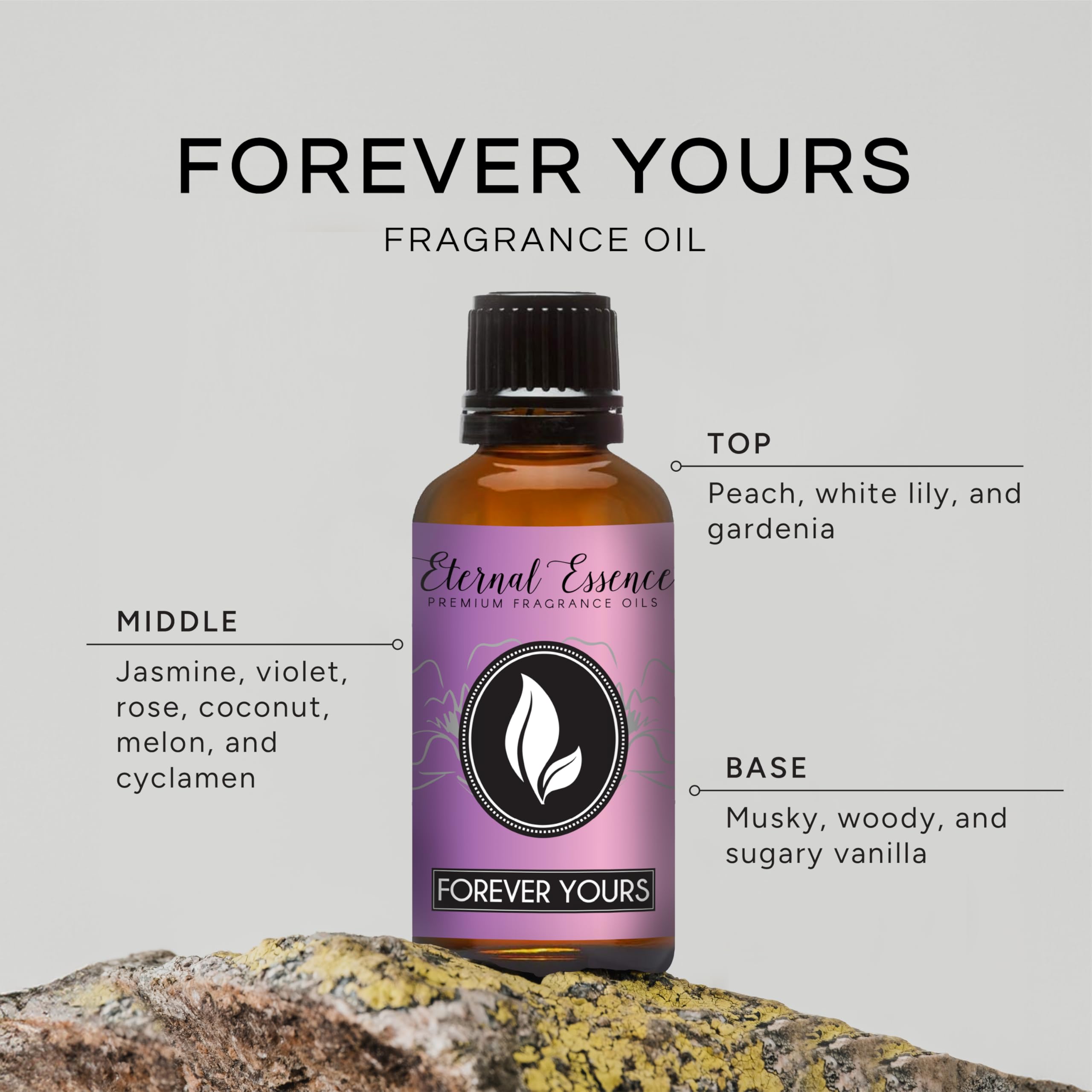 Eternal Essence Oils Bougie parfumée pour créer une ambiance chaleureuse et raffinée.