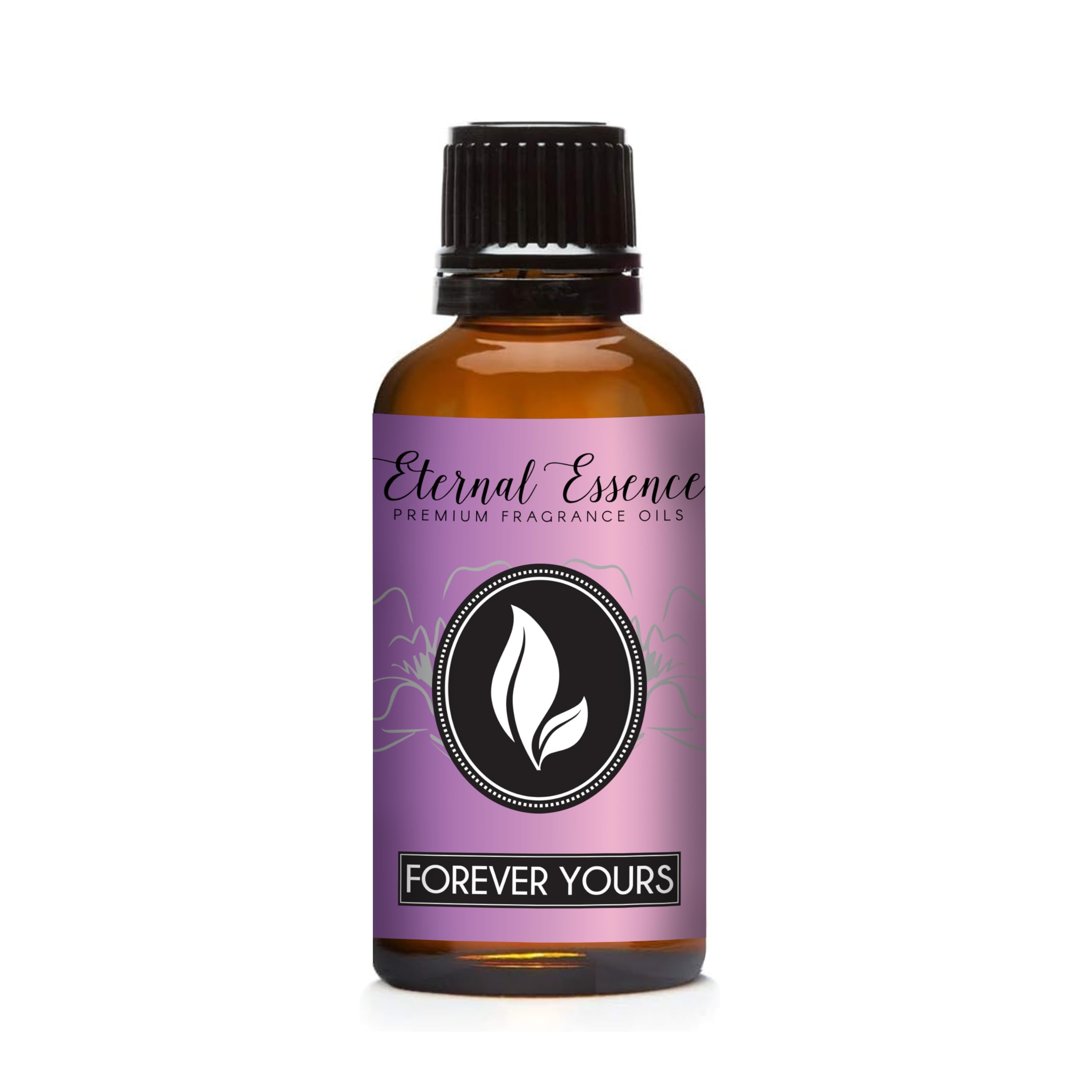 Eternal Essence Oils Bouteille 30 ml sur fond soigné prête à parfumer bougies et savons.