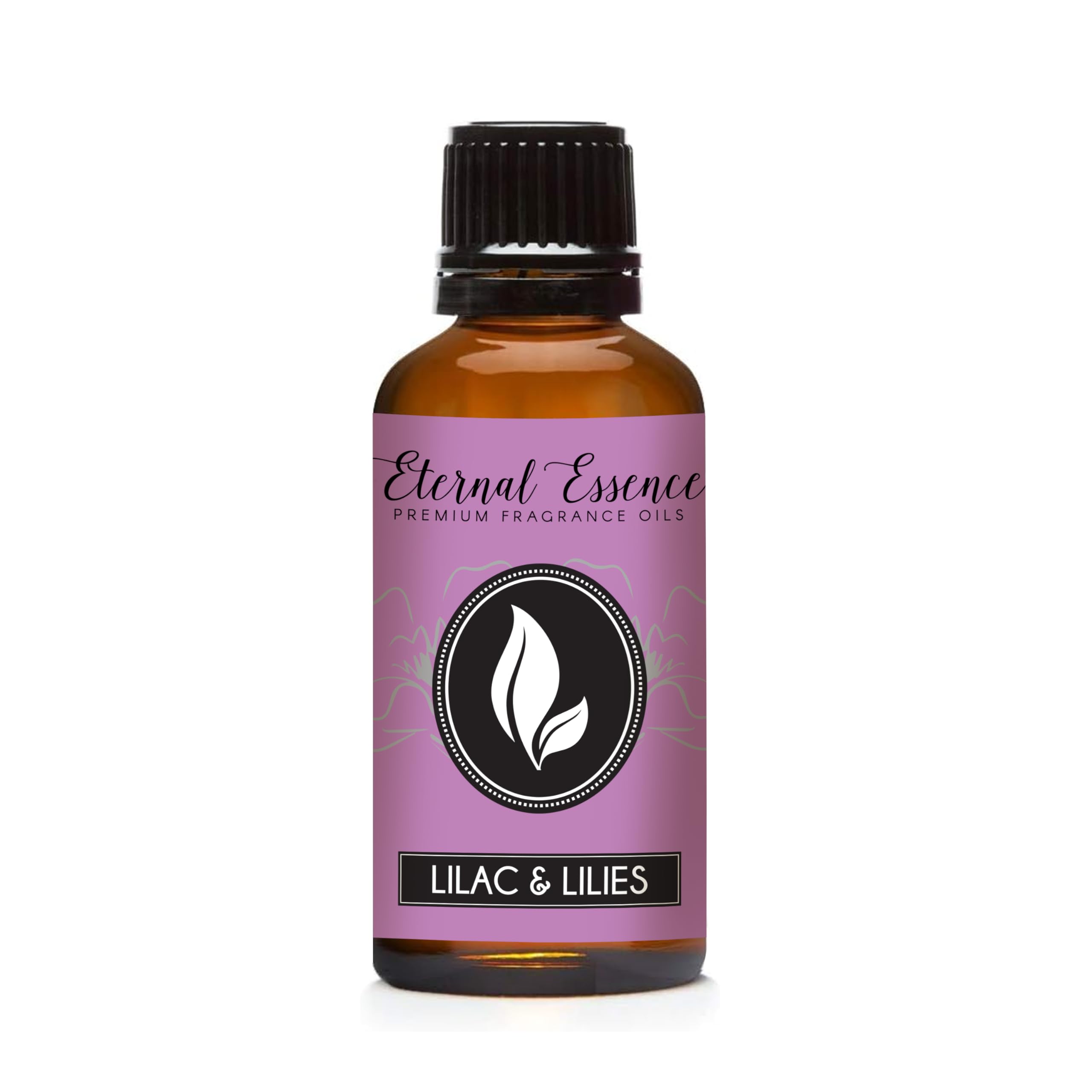 Eternal Essence Oils Lilas et Lys – bouteille 30 ml, parfum floral pour bougies.