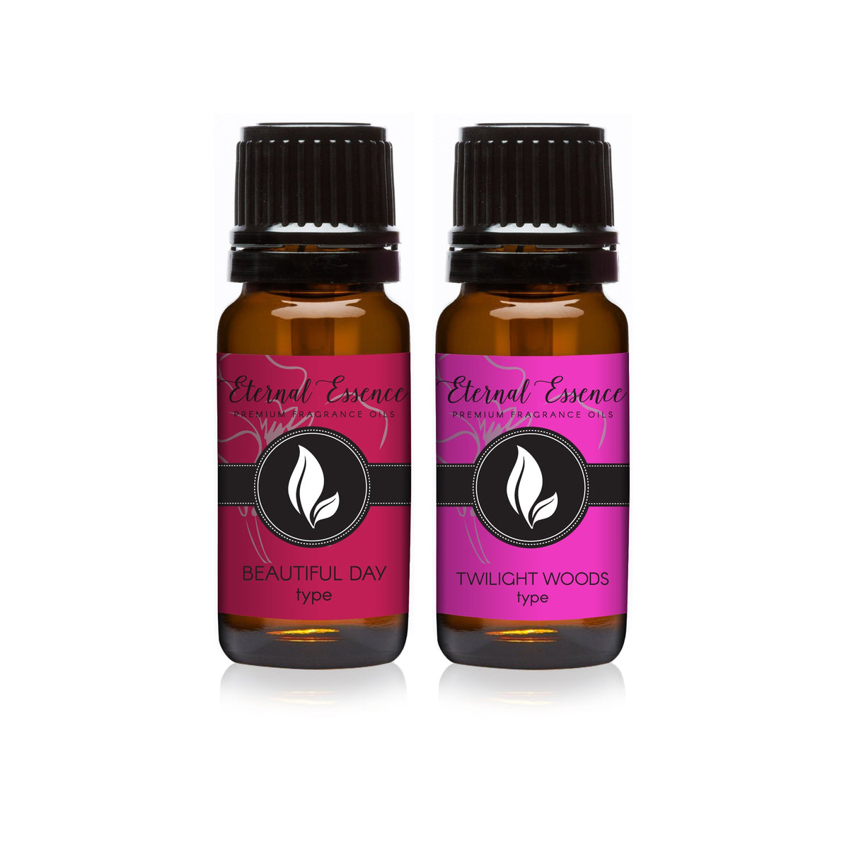 Eternal Essence Oils pack de 2 – aperçu prêt à personnaliser bougies et savons.