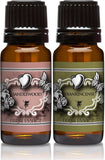 Huile Santal bois d'Eternal Essence Oils, parfum riche pour diffuseurs et bougies.
