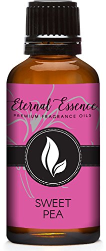 Eternal Essence Oils Sweet Pea – flacon ambré pour bougies parfumées et diffusion durable