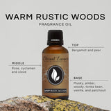 Eternal Essence Oils Warm Rustic Woods, capuchon noir facilitant le dosage dans vos créations.