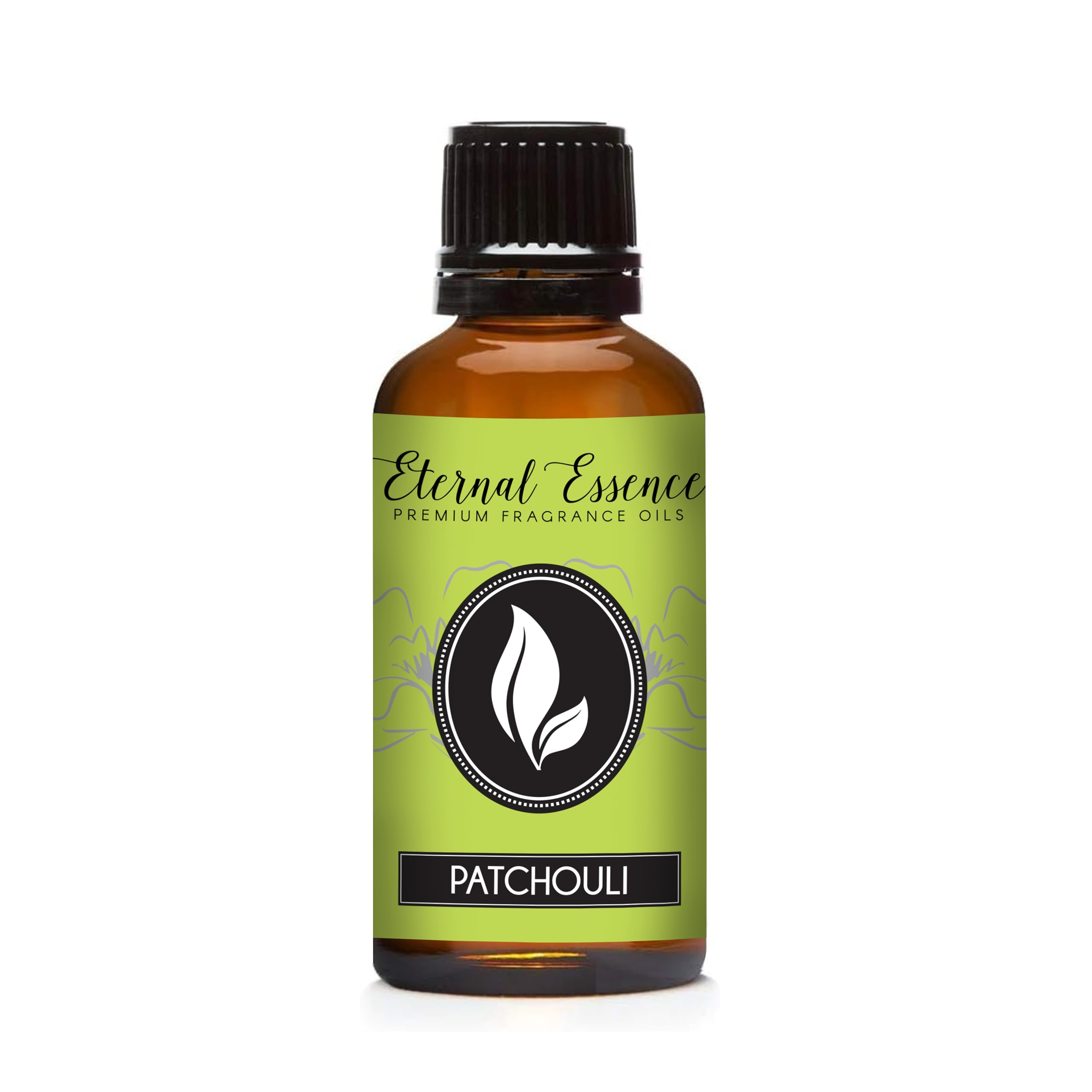 Eternal Essence Patchouli, flacon 30 ml prêt pour diffusion aromatique.