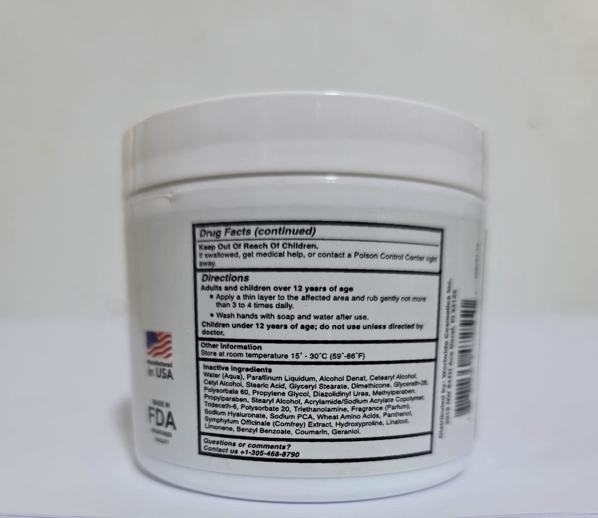 Eternal Spirit Beauty Crème sans parabènes: formulation sûre et dermatologiquement testée.