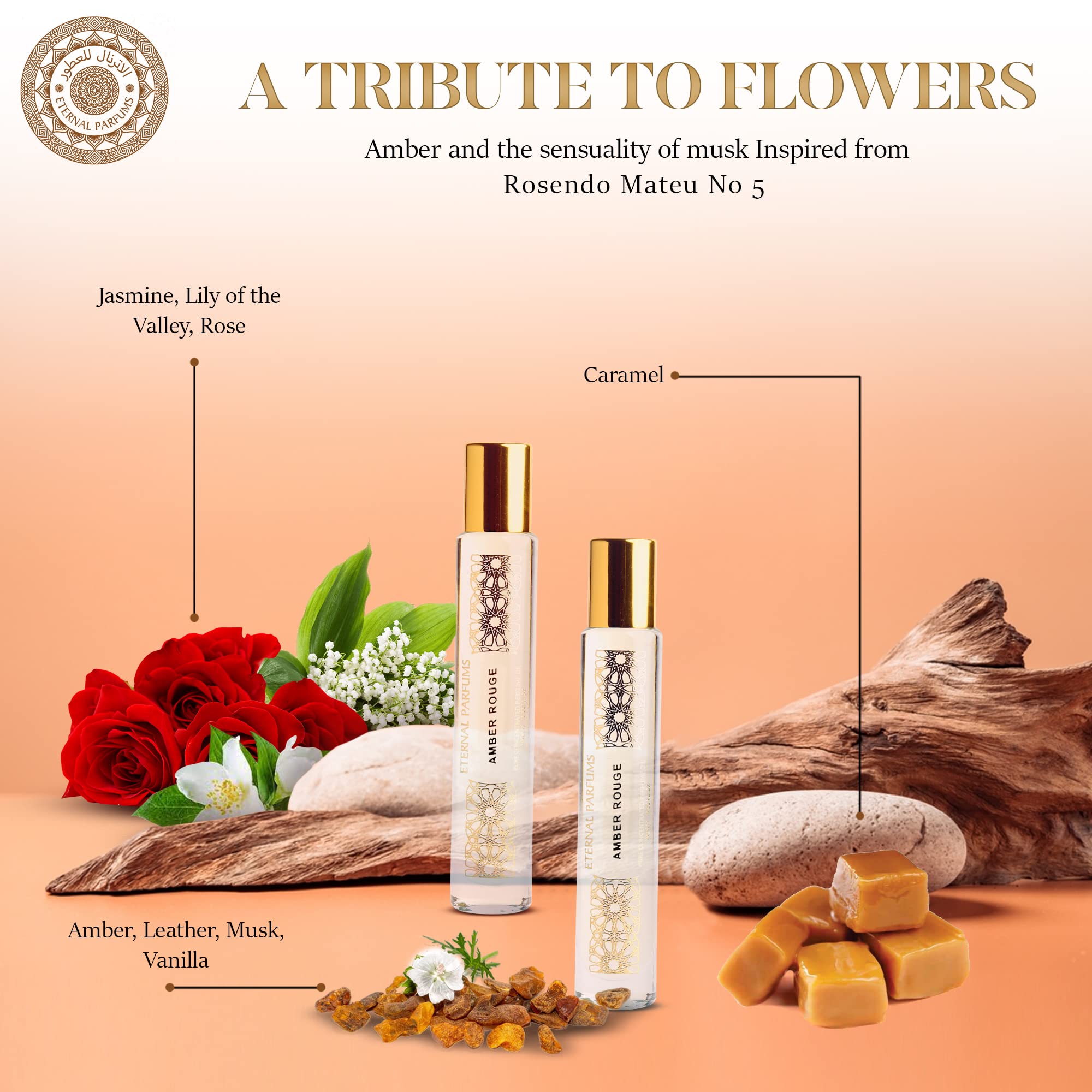Eternal Parfums: arôme boisé et fleuri, idéal pour occasions professionnelles et sociales.
