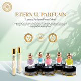 Eternal Parfums: sillage durable sans alcool, expérience parfumée durable.