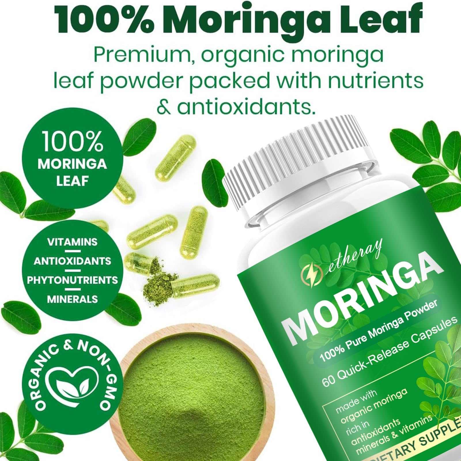 Etheray composition vegan sans additifs artificiels.