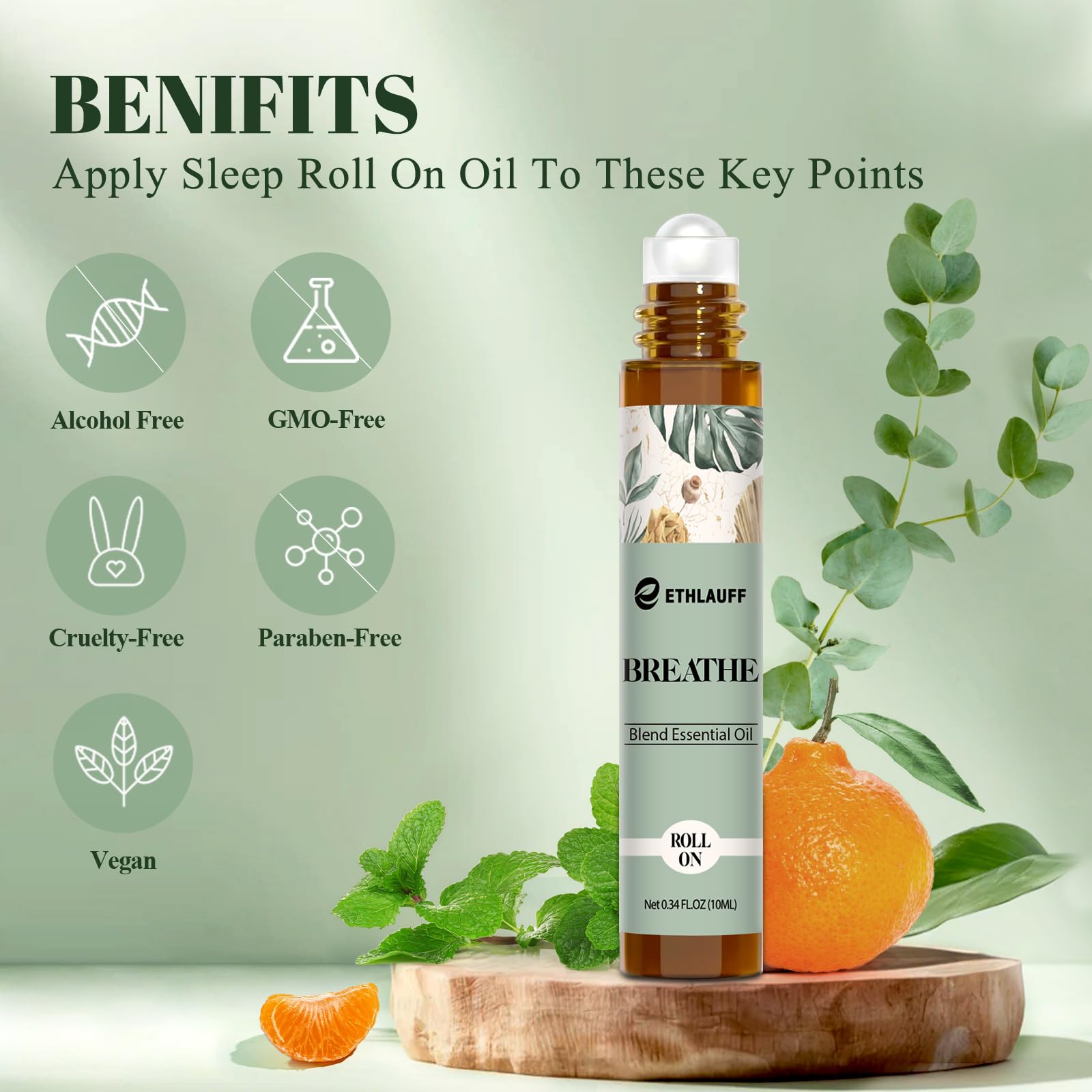 Ethlauff Breathe usage quotidien, mélange frais pour moments de calme.