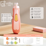 Étiin coupe-ongles bébé avec lumière LED frontale pour éclairer les ongles.