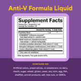 Natural Factors Anti-V: étiquette biologique reflétant qualité et traçabilité.