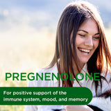 Étiquette sans gluten EMERALD LABS Pregnenolone et DHEA – produit sûr et clair
