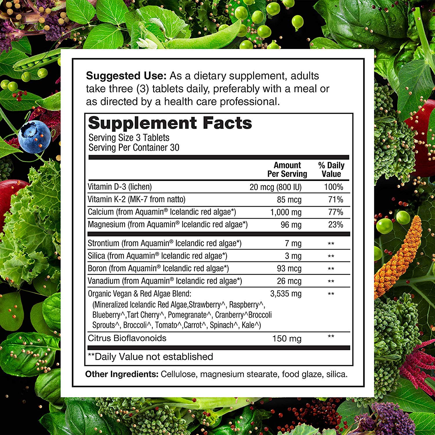 Étiquette vegan sans OGM et sans allergènes, claire et transparente.