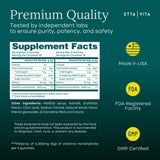 Gummies Etta Vita faciles à emporter pour une utilisation en déplacement.