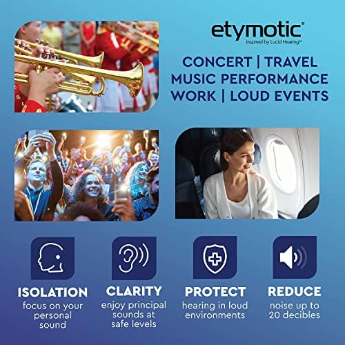 Idéal concerts et festivals – ER20XS filtre la dispersion sonore tout en préservant les détails.