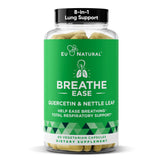 Eu Natural Breathe Inhaler Support, bouteille visible, soutien potentiel pour les voies respiratoires.