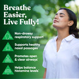 Eu Natural capsules végétariennes pour un soutien respiratoire potentiel.