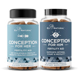 Eu Natural Conception ensemble elle et lui pack bouteilles, soutien potentiel à la fertilité du couple.