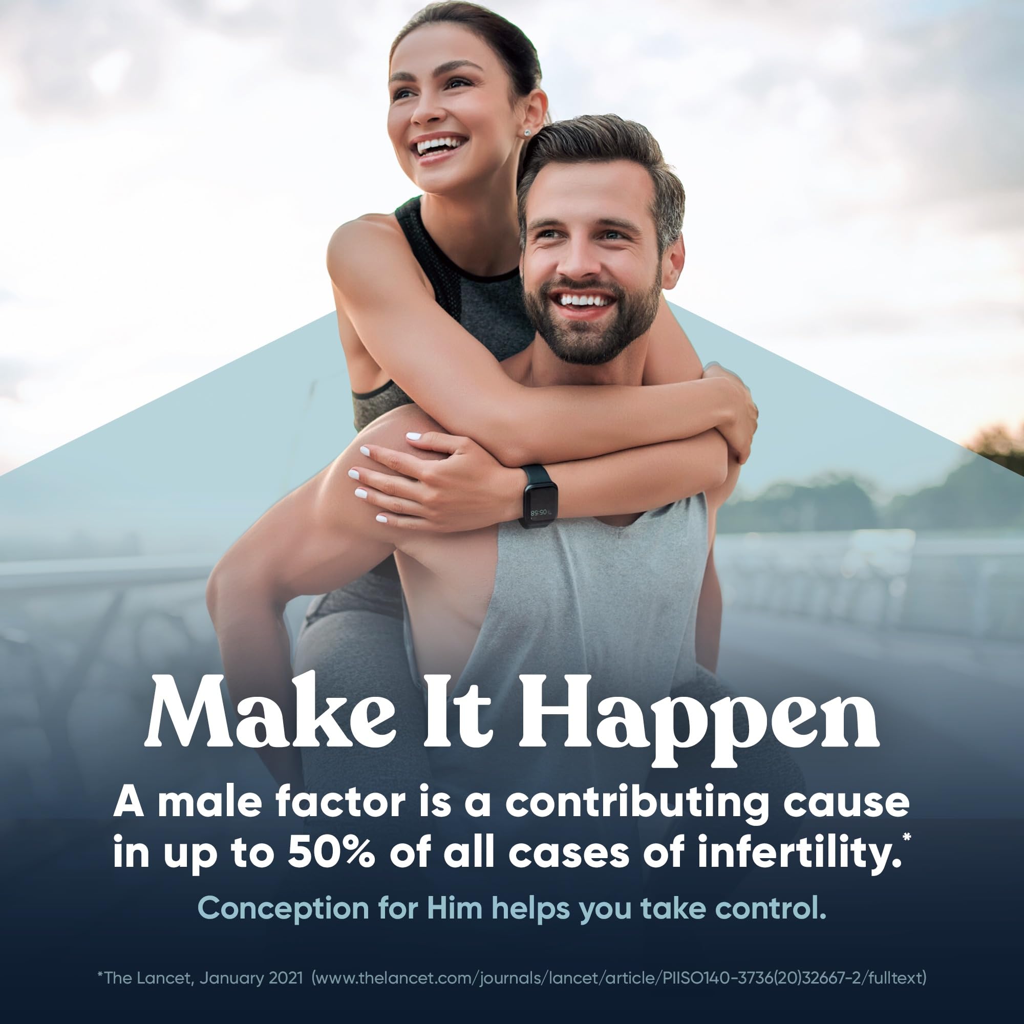 Eu Natural Conception pour Lui — formulation avec Ashwagandha pour l'équilibre hormonal.