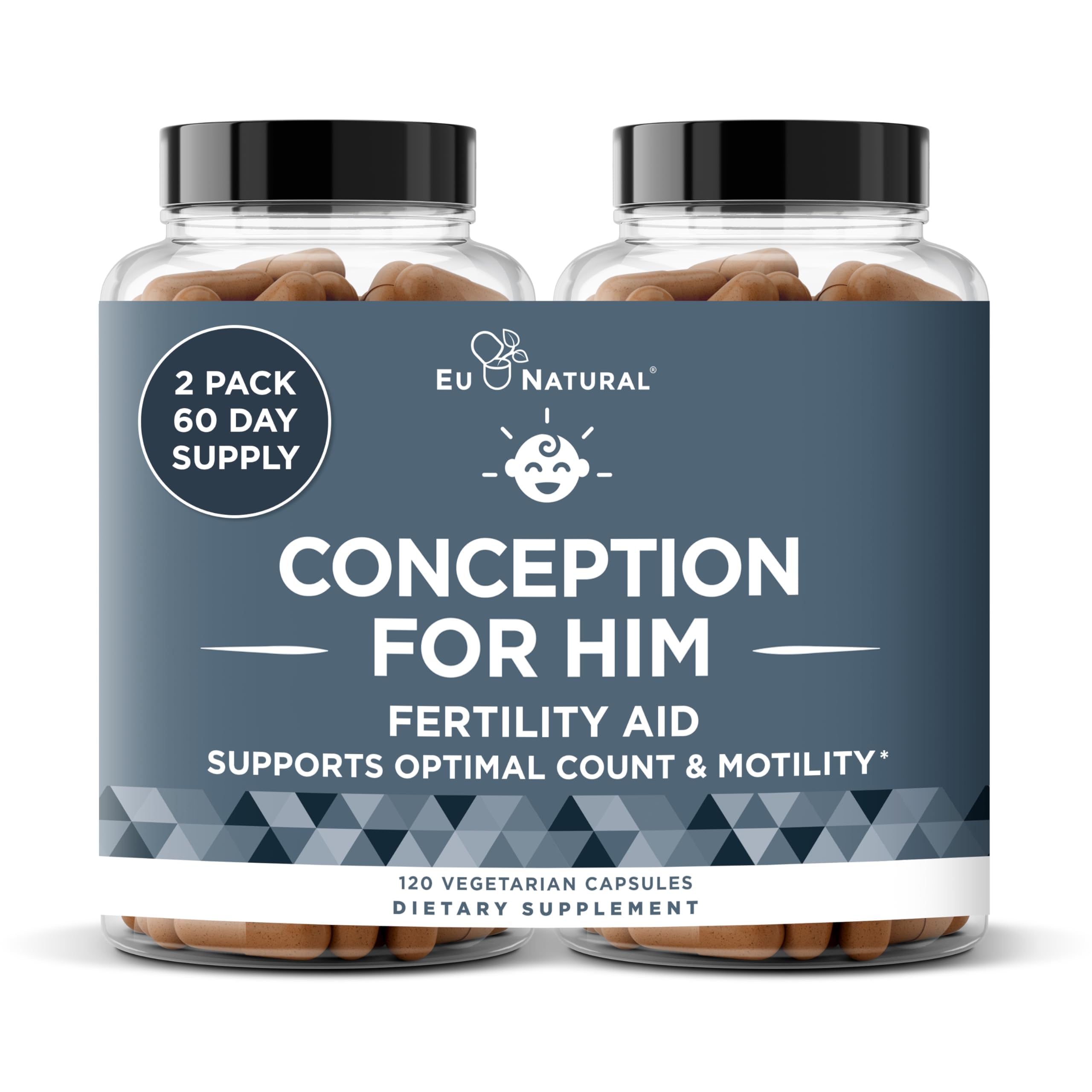 Eu Natural Conception pour Lui — bouteille visible, soutien potentiel à la fertilité masculine.