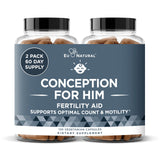Eu Natural Conception pour Lui — bouteille visible, soutien potentiel à la fertilité masculine.