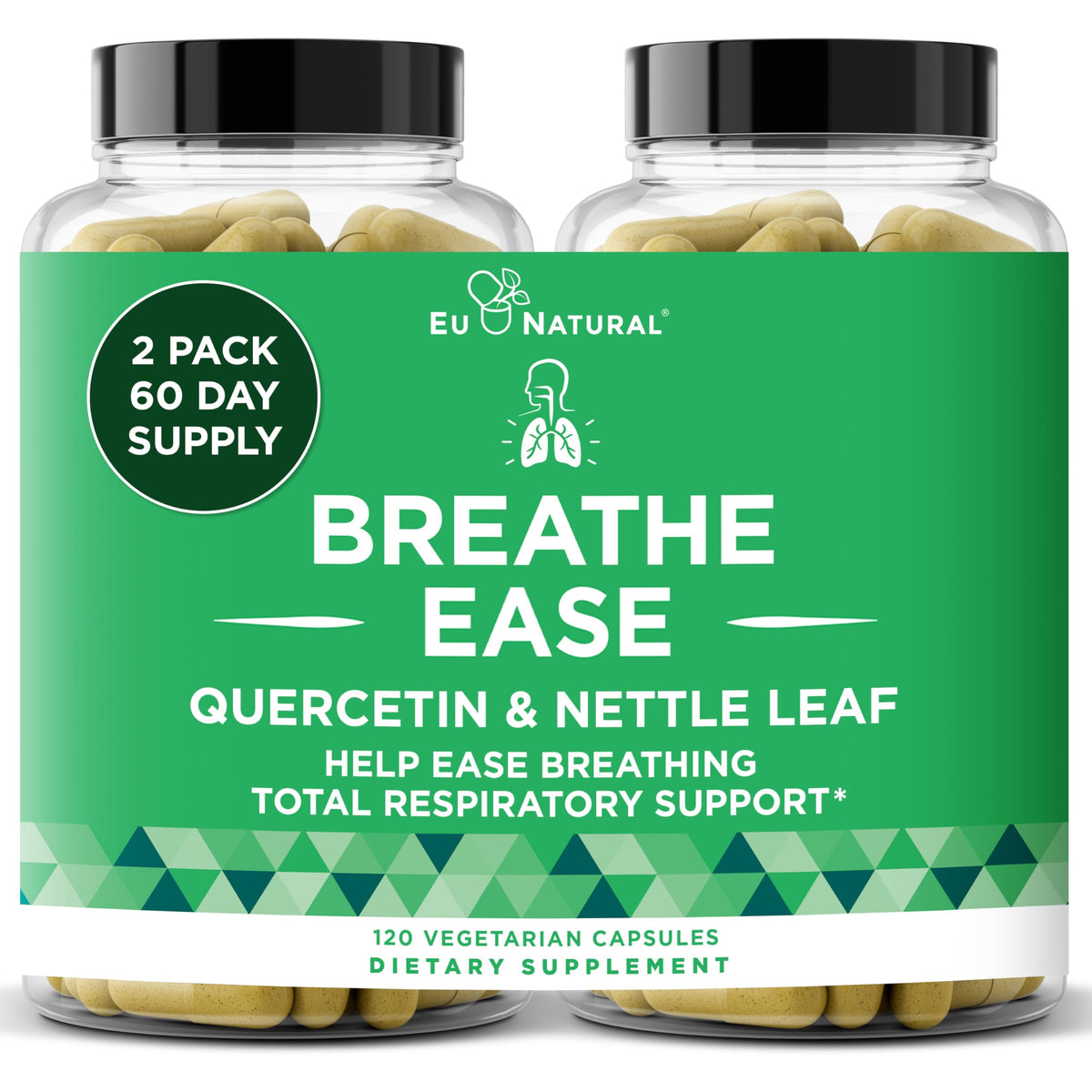 Eu Natural soutient inhalateur en bouteille pour confort respiratoire potentiel.