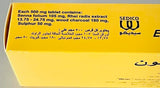 Eucarbon Tablettes 30 – ingrédients actifs visibles, aide potentielle à la mobilité intestinale