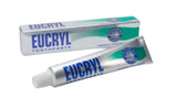 Eucryl Pâte dents fumeurs Freshmint — tube visible, aide à garder une bouche fraîche et propre.