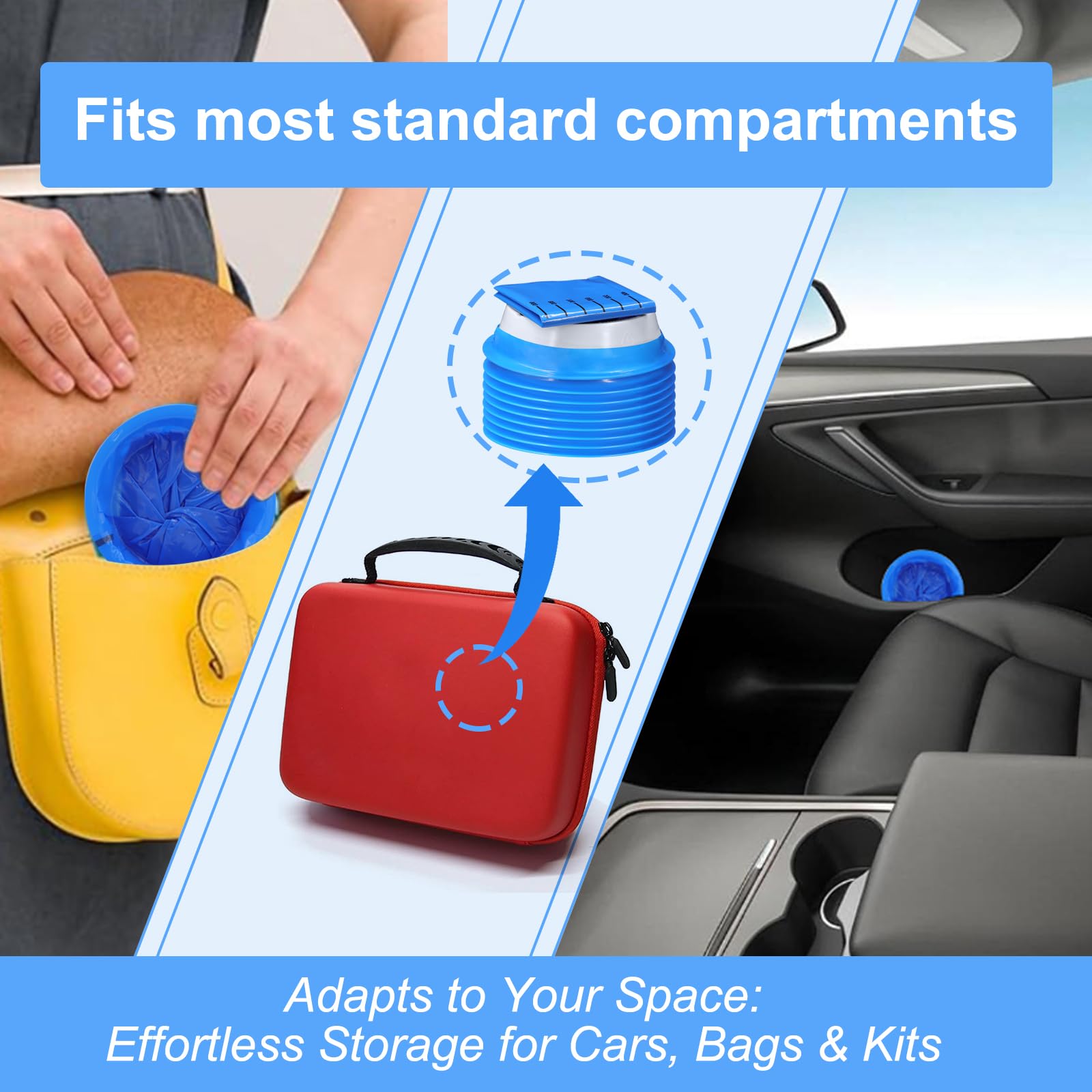 Sac-vomi voyage compact EUKESTON, se range dans les bagages.
