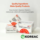 Korea Eundan vitamine C 1000 mg, format voyage, 180 tablettes, compact pour emporter.