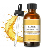 EUQEE Ambre Romance bouteille-verre pour diffusion et DIY, parfum durable