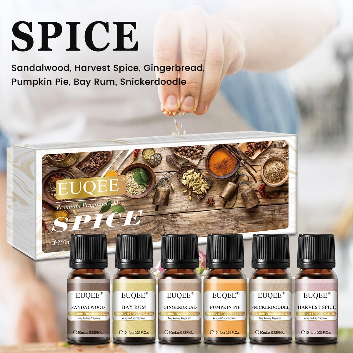 EUQEE Coffret cadeau : emballage élégant prêt à offrir.