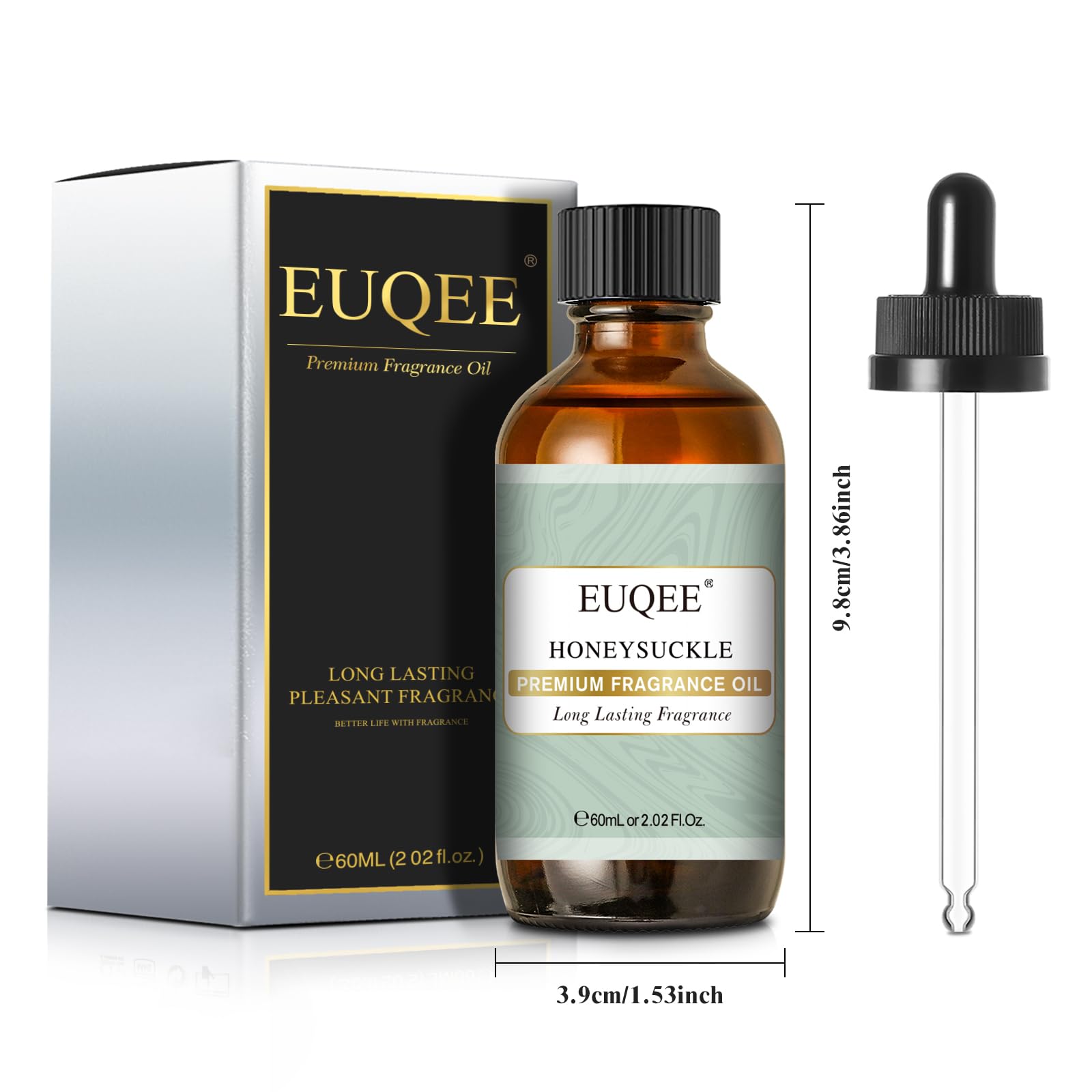 Bougie parfumée EUQEE chèvrefeuille apportant ambiance