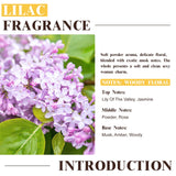 EUQEE huile lilas, bouteille ambrée protège le parfum et prolonge sa tenue.