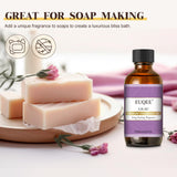 EUQEE huile lilas, usage savon et bain maison pour une ambiance florale.