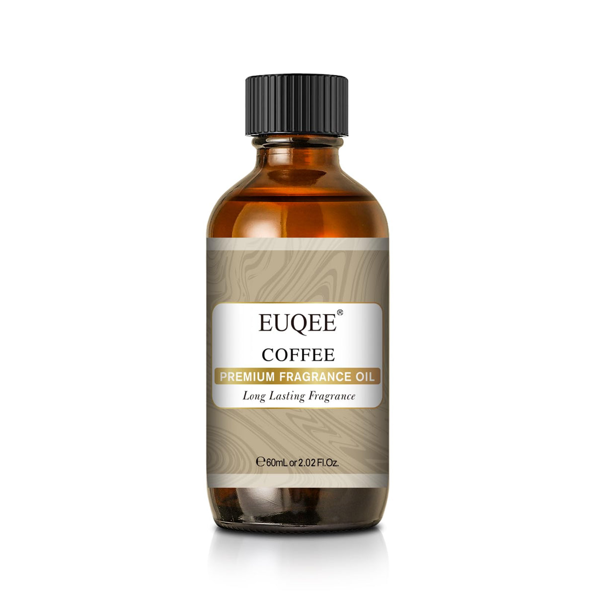 EUQEE huile parfum café dans bouteille verre, diffusion durable