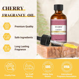 EUQEE huile parfum cerise avec pipette en verre, dosage précis pour fabrication maison.