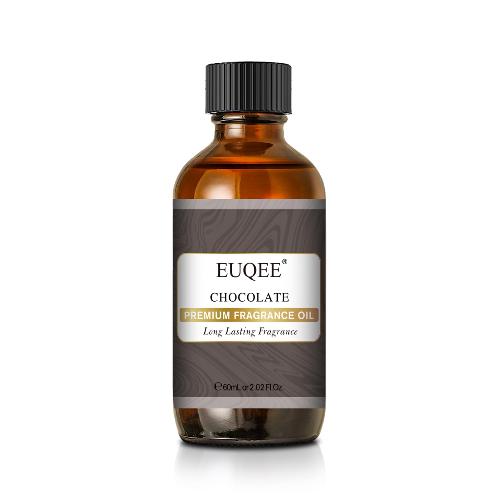 EUQEE huile parfum chocolat – bouteille ambrée protège l'arôme et prolonge la tenue.