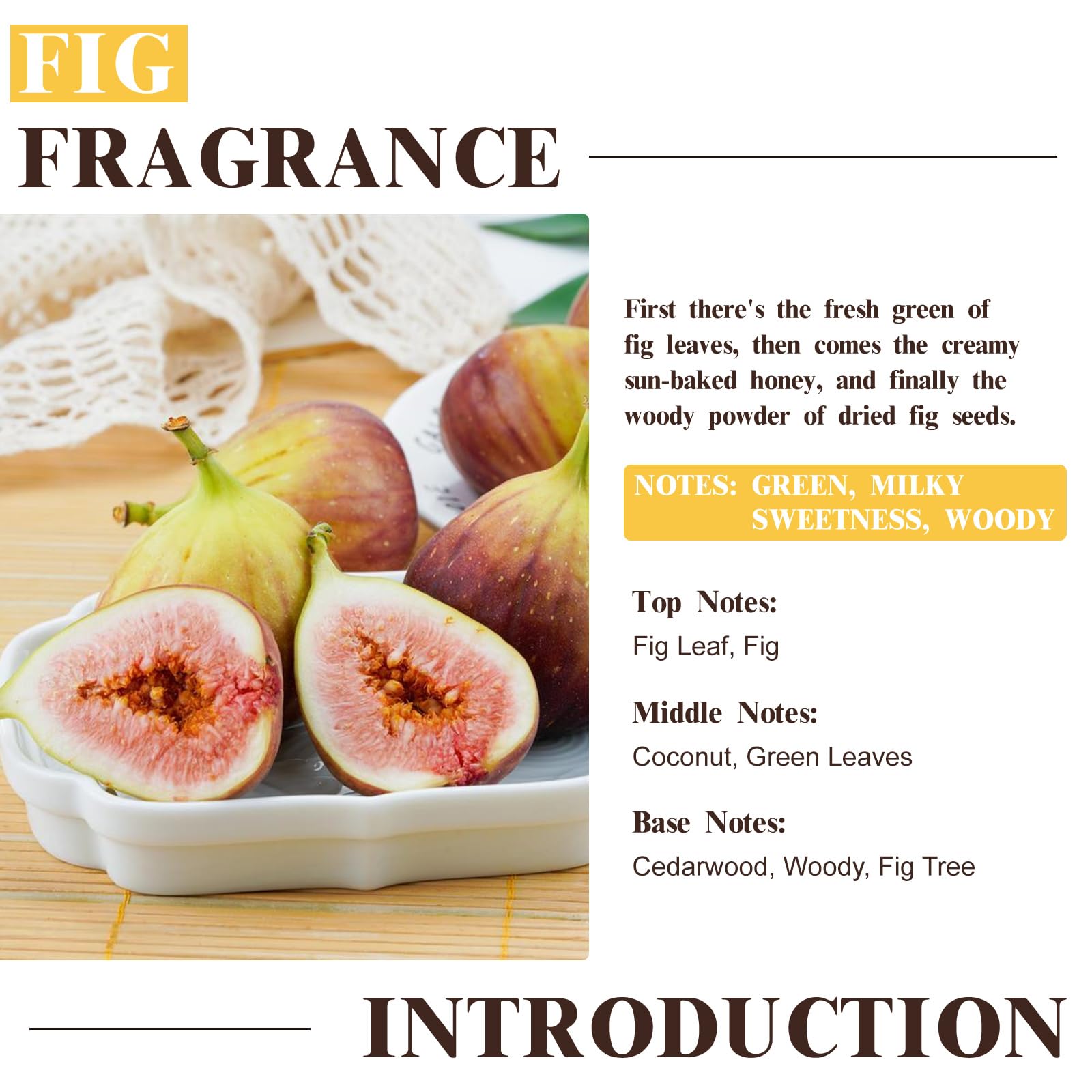 EUQEE huile parfum figue – diffuseur prêt à diffuser l aroma figue