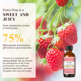 EUQEE huile parfum fraise pour bougies maison.