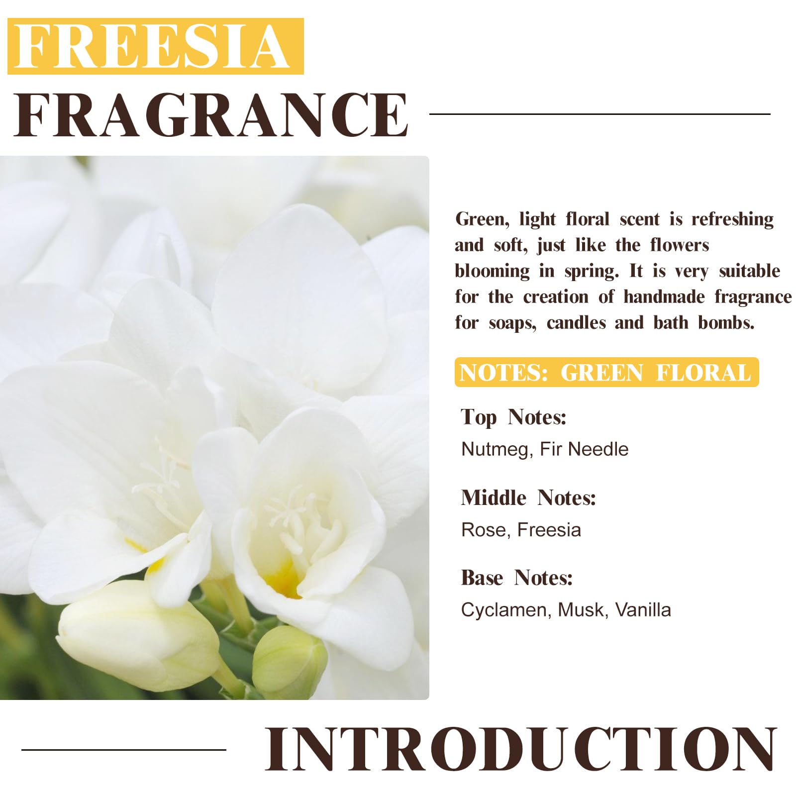 Diffuseur en action, Freesia créant une ambiance florale