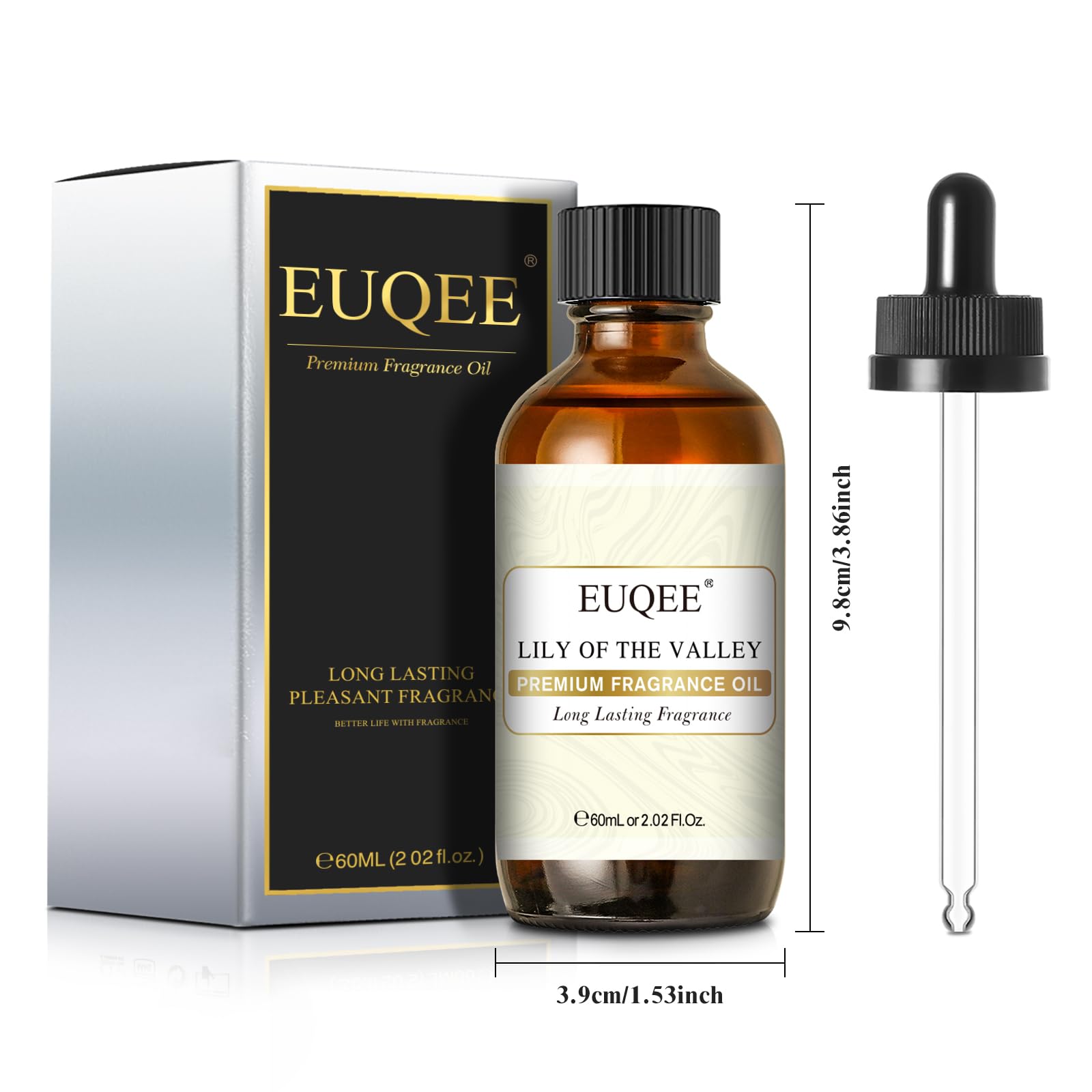 EUQEE huile parfum lilas pour bougies florales.
