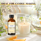 EUQEE huile orange pour savon maison, fragrance délicate et durable.