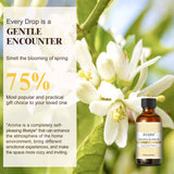 EUQEE huile orange pour sels de bain, expérience sensorielle relaxante.