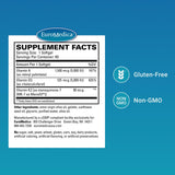 EuroMedica A•D•K2 Cardio Health: étiquette-produit avec détails des ingrédients.