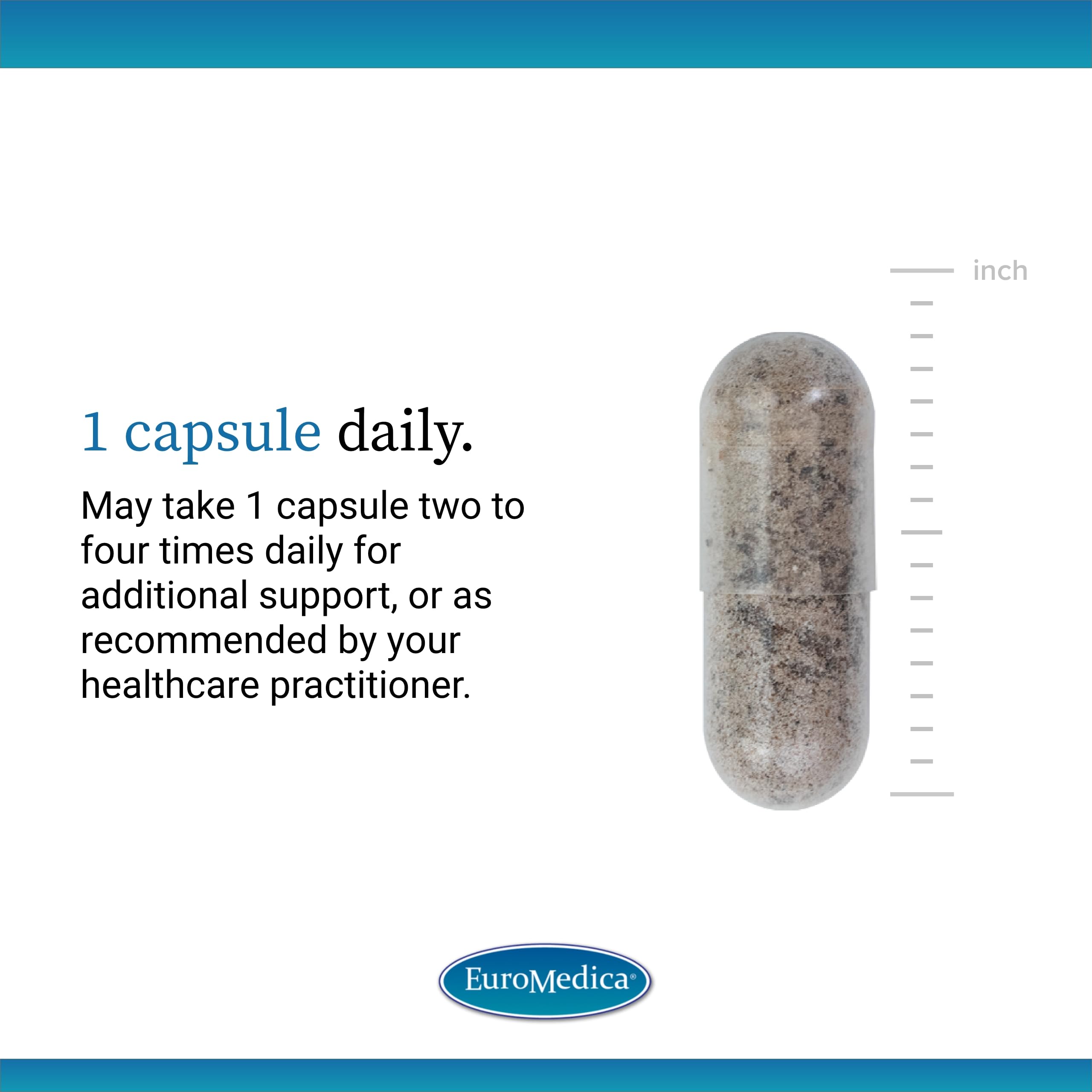 Capsules véganes non-OGM EuroMedica faciles à avaler