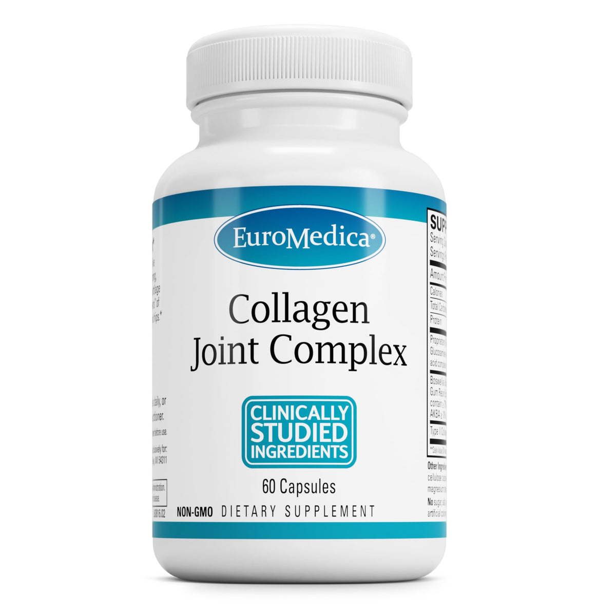 EuroMedica Collagen Joint Complex – bouteille visible, soutien potentiel des articulations.